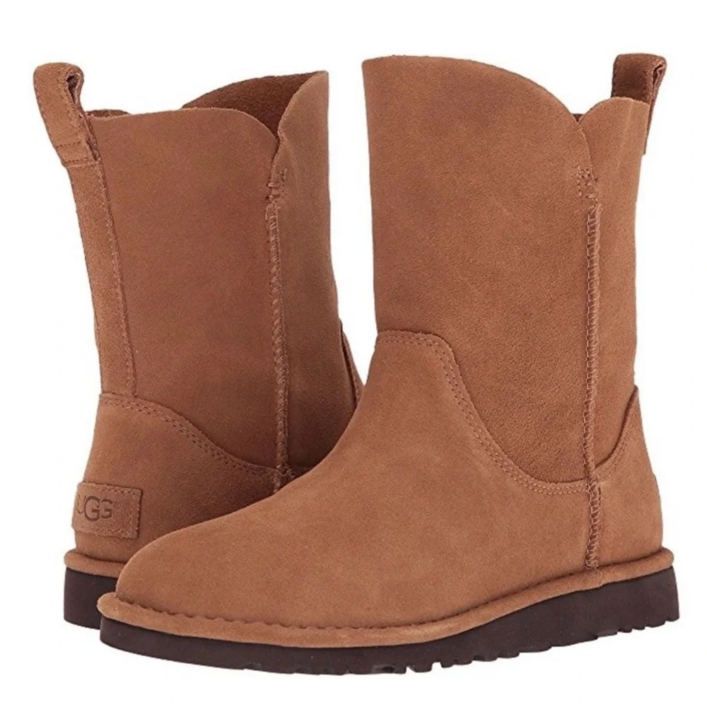 EUC- UGG Alida Unlined Suede Slouch Boots
